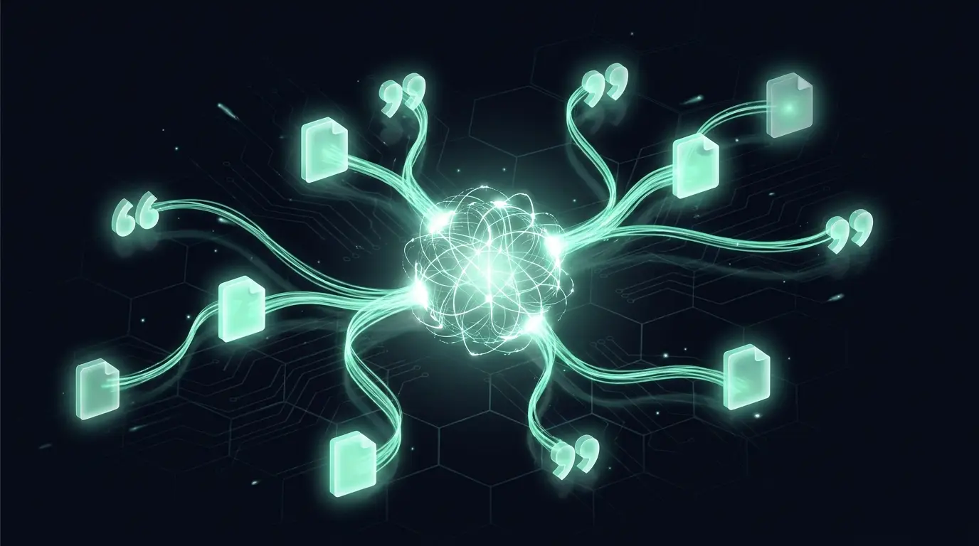 Contenuti di un sito aziendale citati dall'intelligenza artificiale